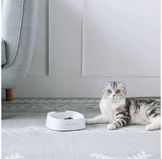 Миска Petkit Smart Pet Bowl з вбудованими вагами, для собак і котів, біла, 1 л