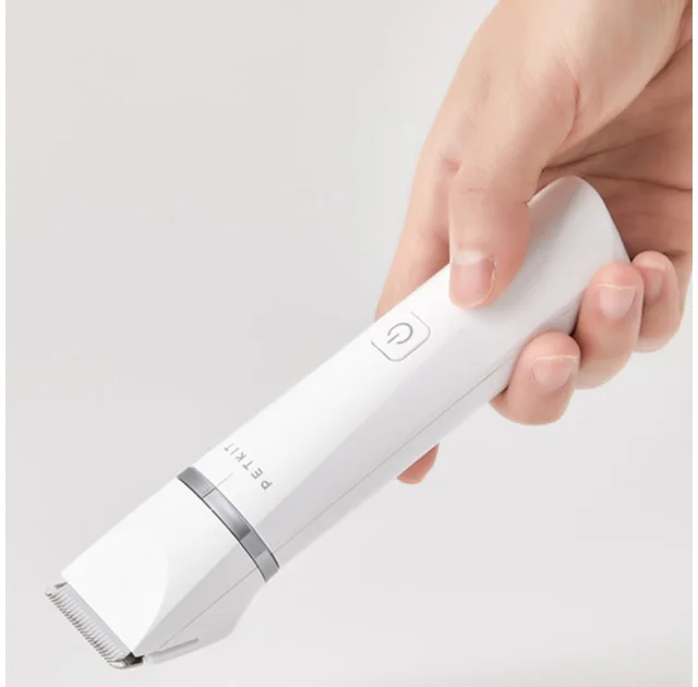 Машинка для стрижки тварин Petkit Pet Trimmer 2 в 1, акумуляторна, біла, ножові блоки 1 см і 3.2 см