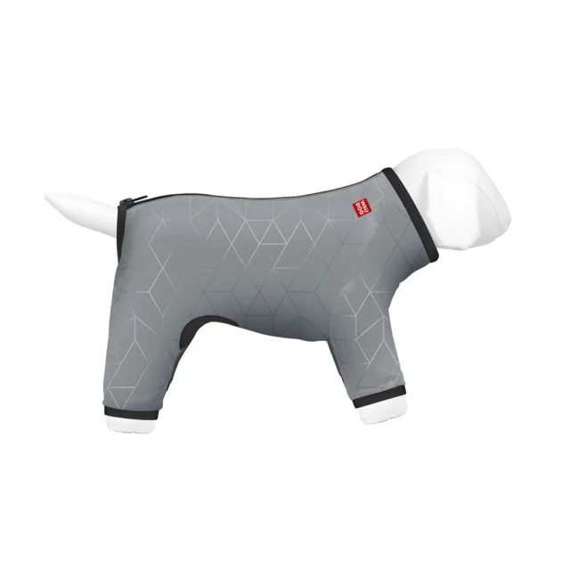 Дождевик Waudog Clothes для собак, светоотражающий, размер M45, 37-40 см/55-60 см