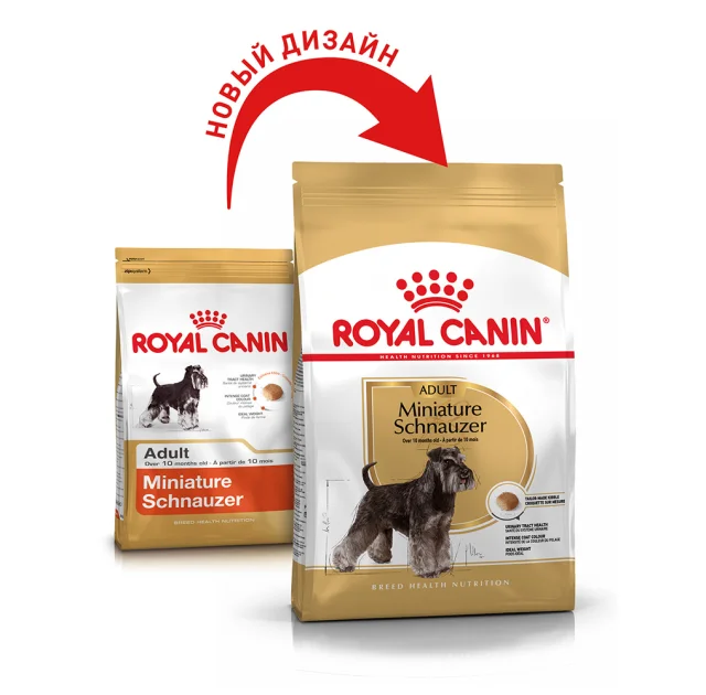Сухой корм Royal Canin Miniature Schnauzer Adult для собак породы миниатюрный шнауцер, 3 кг
