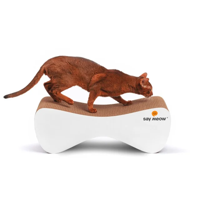 Кігтеточка-лежанка Say Meow Cloud для котів, гофрокартон, 61×21×24 см