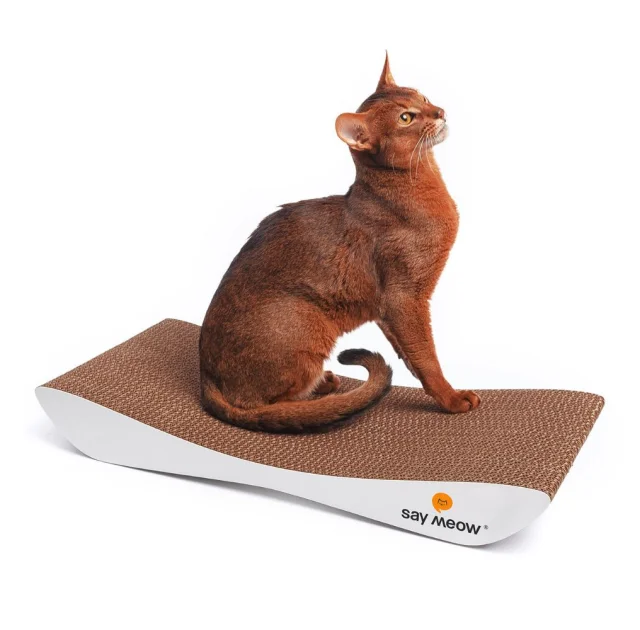 Когтеточка-лежанка Say Meow Dream для кошек, гофрокартон, 57×7×24 см