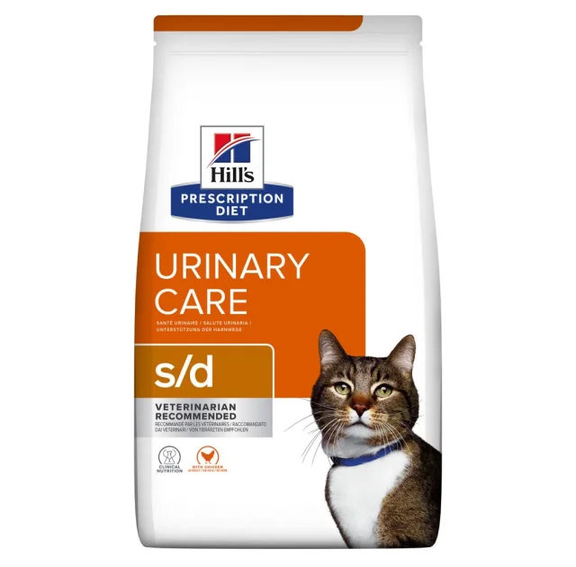 Сухой корм Hill's Prescription Diet Feline s/d Urinary Care для кошек, с курицей, 1.5 кг