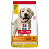 Сухой корм Hill's Science Plan Adult Light Large Breed для собак, с курицей, 14 кг