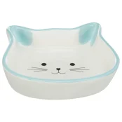 Миска Trixie в формі котячої голови для котів, кераміка, 0,25 л / 12 см
