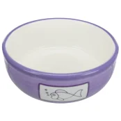 Миска Trixie для котів, кераміка, різнобарвна, 0.35 л/13 см