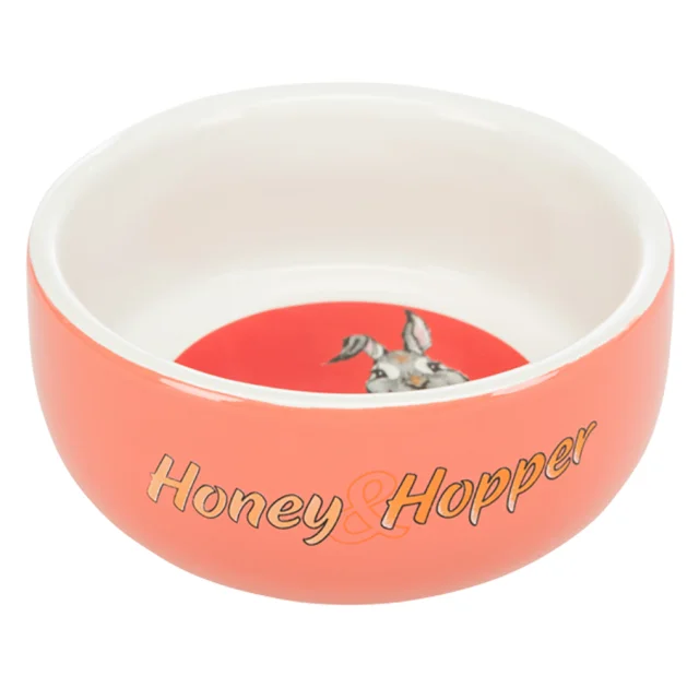 Миска Trixie Honey & Hopper для гризунів, керамічна, 11 см, 250 мл