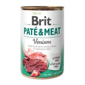 Консерва Brit Paté & Meat Dog, для собак, з олениною, 400 г Консерва Brit Paté & Meat Dog, для собак, з олениною, 400 г