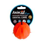 Игрушка AnimAll Fun для собак, мяч Вкусняшка, 5 см, оранжевая Игрушка AnimAll Fun для собак, мяч Вкусняшка, 5 см, оранжевая