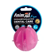 Игрушка AnimAll Fun для собак, мяч Вкусняшка, 5 см, фиолетовая Игрушка AnimAll Fun для собак, мяч Вкусняшка, 5 см, фиолетовая