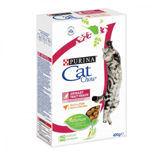 Сухой корм Purina Cat Chow Urinary Tract Health для поддержания мочевой системы у кошек с курицей, 400 г