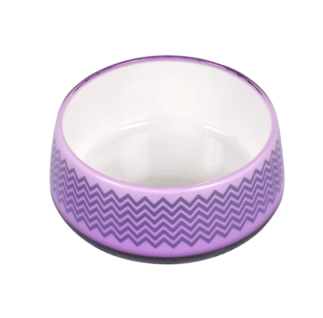 Миска AnimAll Super c узором, 300 мл, фиолетовая