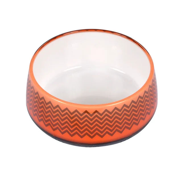 Миска AnimAll Super c узором, 300 мл, оранжевая