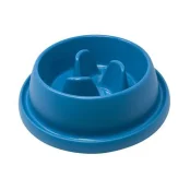 Миска Georplast Adagio Big для собак, пластик, 31.5×9 см, синяя