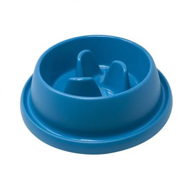 Миска Georplast Adagio Big для собак, пластик, 31.5×9 см, синяя