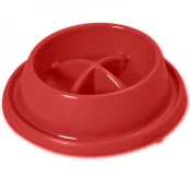 Миска Georplast Adagio Small для собак, пластик, 21.5×20.5×5.5 см, красная