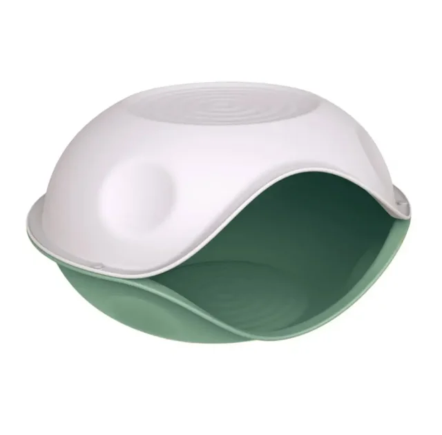 Домик-пещера Georplast Duck Plain для кошек и собак, 57×48×32 см, зелёный