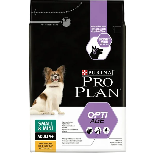 Сухий корм Purina Pro Plan Small&Mini Adult 9+ для собак малих порід старше дев'яти років, з куркою, 7 кг