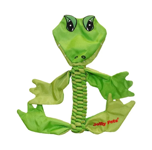 Іграшка-пищалка Jolly Pets Алігатор, хрустка, нейлон, для собак від 9 до 23 кг