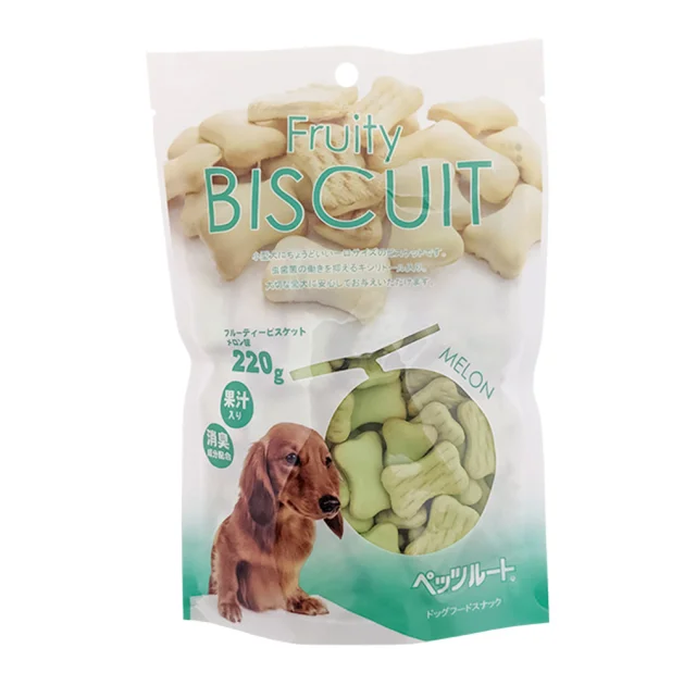 Лакомство DoggyMan biscuits Melon, фруктовое печенье, с дыней для собак, 220 г