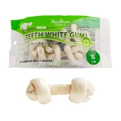 Жувальні ласощі Petz Route Teeth White Gum, кістка для чищення зубів, для собак, S, 3×95 г