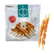 Жувальні ласощі DoggyMan Chicken Filet Dental Gum, в'ялена курка, 12 см, для собак, 156 г