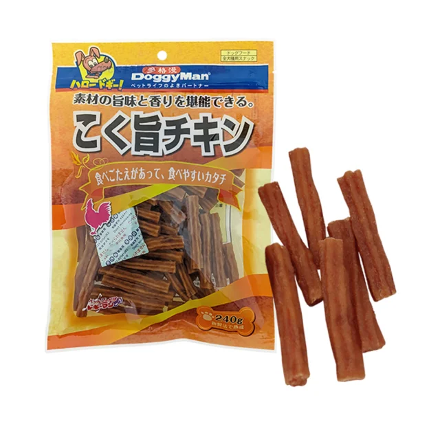 Лакомство DoggyMan Delicious Chicken Stick, куриная палочка, для собак, 240 г