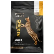 Беззерновий сухий корм PrimaCat для дорослих котів, з куркою, 4 кг