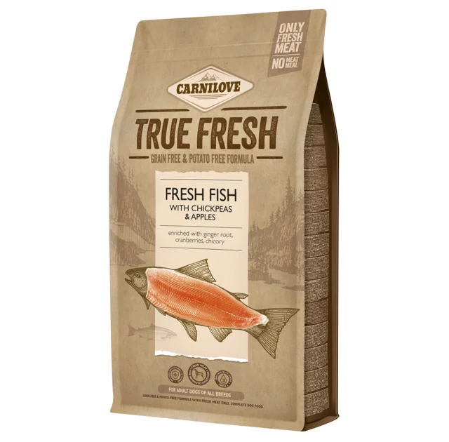 Сухий корм Carnilove True Fresh для дорослих собак усіх порід, з рибою, 1.4 кг