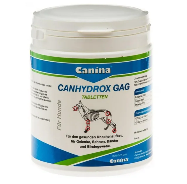 Витамины Canina Canhydrox GAG для суставов крупных и гигантских пород собак всех возрастов, 120 табл (200 г)