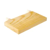 Полка деревяная Лори для грызунов, с защелками, 16×8×2 см