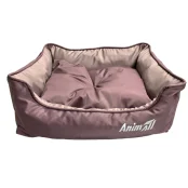 Лежак AnimAll Nena VELOURS CACAO, для котів, S, 45x35x16 см Лежак AnimAll Nena VELOURS CACAO, для котів, S, 45x35x16 см