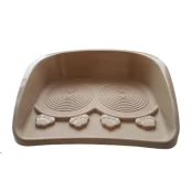 Підставка під миски Animall 40, 2×31×10 см, коричневий