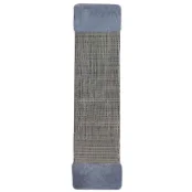 Драпак Cristel для кошек плоский, джут и ткань, серый, 15×62 см.