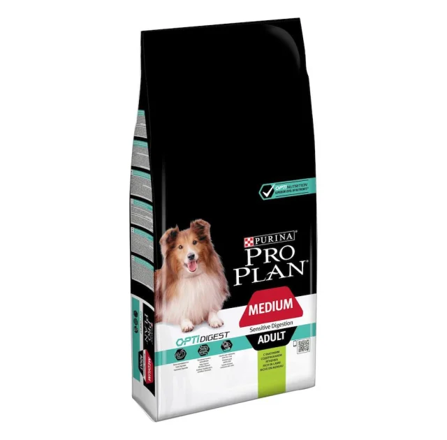 Сухий корм Purina Pro Plan Medium Sensitive для собак середніх порід з чутливим травленням, ягня, 18 кг