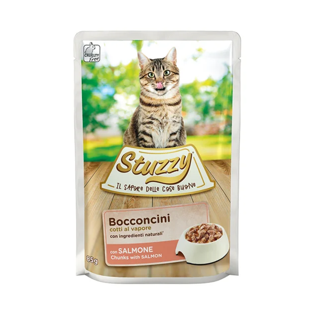 Влажный корм Mister Stuzzy Cat Salmon с лососем в соусе, для котов, 85 г