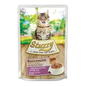 Влажный корм Mister Stuzzy Cat Ham&Veal с ветчиной и телятиной в желе, для котов, 85 г