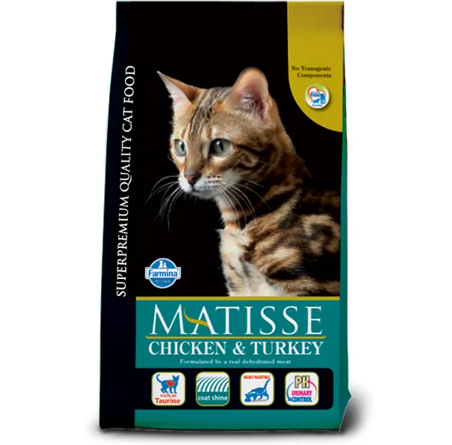 Сухий корм Farmina Matisse Adult Chicken & Turkey для дорослих котів, курка та індичка, 10 кг