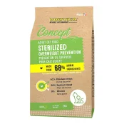 Сухой корм Natyka Concept Cats Adult Sterilized для стерилизованных кошек, курица и лосось, 2 кг