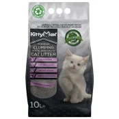Бентонітовий наповнювач Kitty Max для котячого туалету, з ароматом лаванди, білий, 10 л Бентонітовий наповнювач Kitty Max для котячого туалету, з ароматом лаванди, білий, 10 л