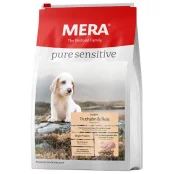 Сухий корм Mera Pure Sensitive Junior для цуценят і годуючих собак, з м'ясом індички і рисом, 12.5 кг