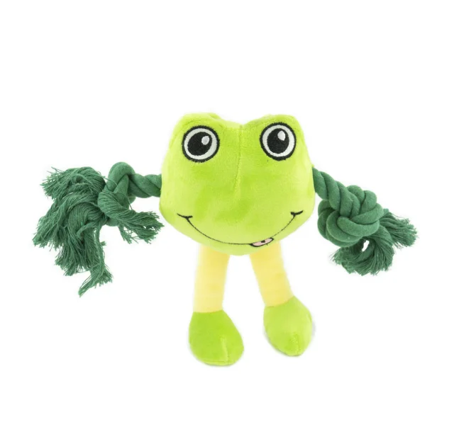 Мягкая игрушка AnimAll GrizZzly Лягушонок, для собак, 29×22×7 см
