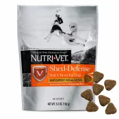 Лакомство Nutri-Vet Shed-Defense Soft Chews с витаминами для шерсти собак, 60 табл, 150 г