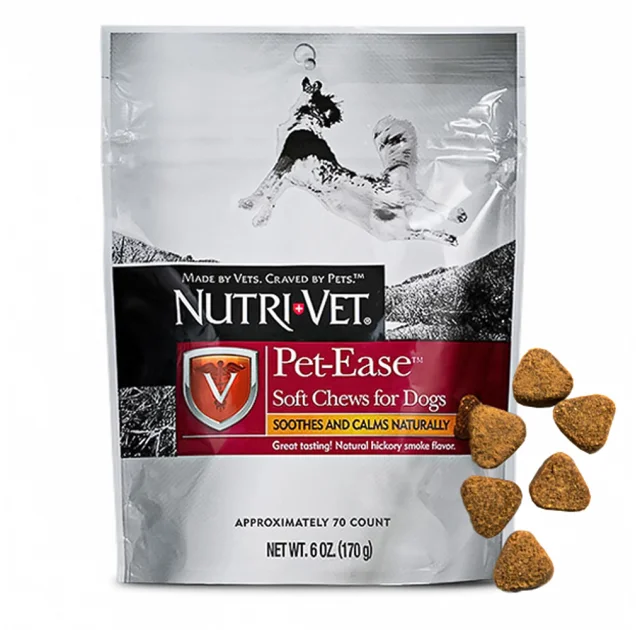 Ласощі Nutri-Vet Pet-Ease Soft Chews анти-стрес для собак, 70 табл, 170 г