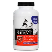 Таблетки Nutri-Vet Joint Health DS Plus MSM с глюкозамином, хондроитином, МСМ, марганцем для собак, 60 табл