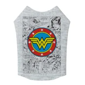 Майка WAUDOG Clothes для собак, рисунок "Чудо-женщина комикс", S30