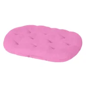 Підстилка Теремок для тварин, овальна, розмір S, 30×40×7 см, рожева