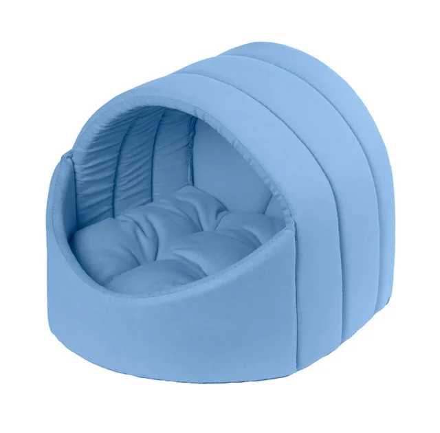 Лукошко Теремок для тварин, розмір XS, 36×31×30 см, блакитне