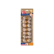 Ласощі для собак 8in1 Triple Flavour жувальні кістки, XS, з м'ясом, 7 шт