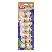 Ласощі для собак 8in1 жувальна кістка, XS, з яловичиною, 7 см, 7 шт